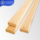 Grooved Decking ไม้ระเบียงสนไสเซาะร่อง 2'' × 4'' × 6 เมตร (36มม.×96มม.×6ม.)