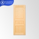 Pine Door ประตูไม้สนรัสเซีย 3 ลูกฟัก ช่องตรง 600มม. x 2000มม. x 40(30)มม.