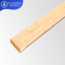 CCA Decking ไม้ระแนงสนไสเรียบมุมกลม 1.5'' × 4'' × 3 เมตร (28มม.×96มม.×3ม.)