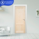 Pine Door ประตูไม้สนรัสเซีย 2 ลูกฟัก ช่องตรง 800มม. x 2000มม. x 40(10)มม.