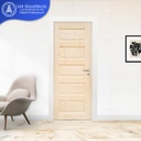 Pine Door ประตูไม้สนรัสเซีย 5 ลูกฟัก ช่องขวาง 900มม. x 2000มม. x 40(30)มม.